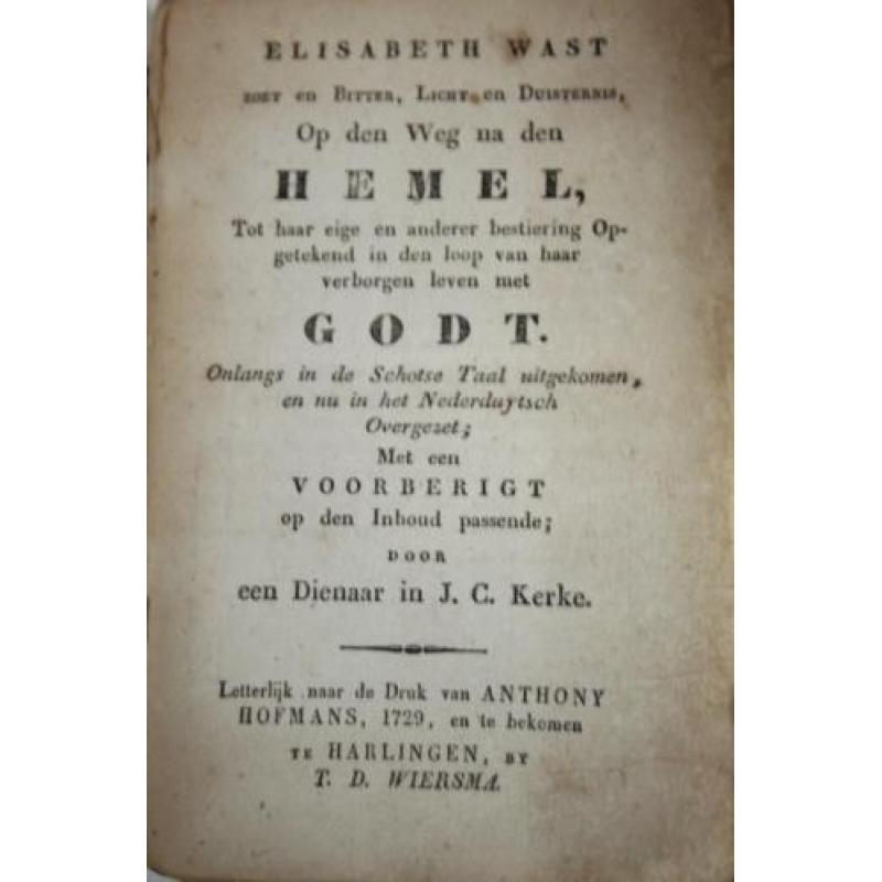 Elisabeth Wast - Zoet en bitter, opknapper (uitg. Harlingen)