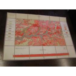 Geologische kaart No17 Beilen 1936 kaart 1 en 2 (A16 1300) H