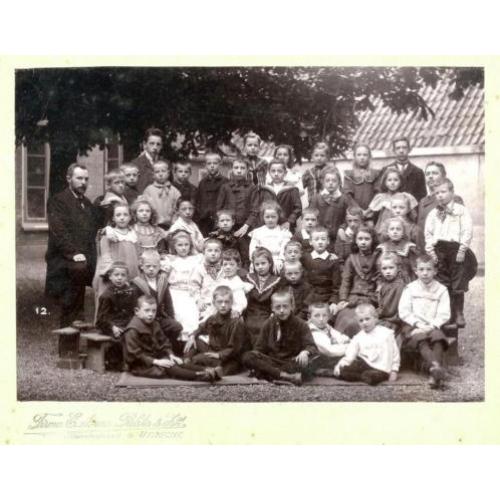 Schoolklas Utrecht door E A van Blitz & Zoon ca 1900+