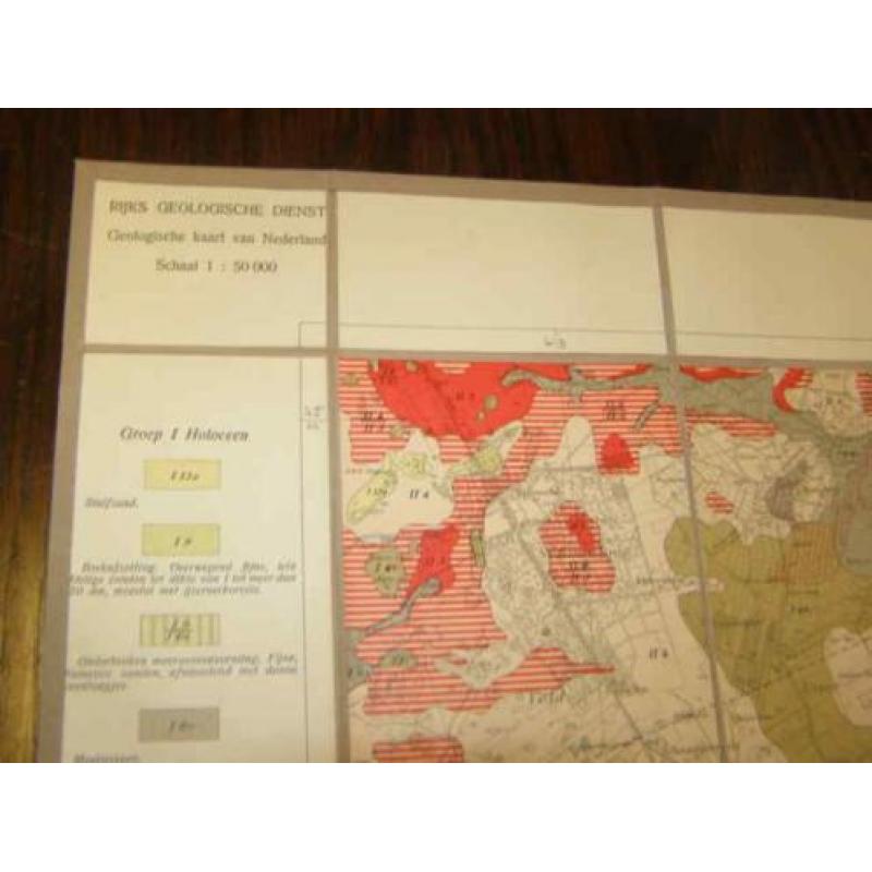 Geologische kaart No17 Beilen 1936 kaart 1 en 2 (A16 1300) H