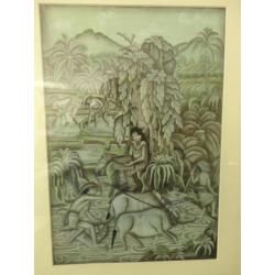 aquarel indonesie