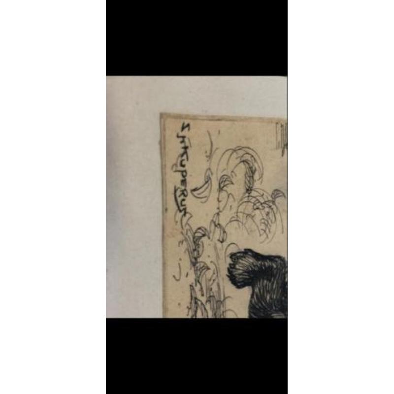 Originele tekening van Sjoerd Kuperus