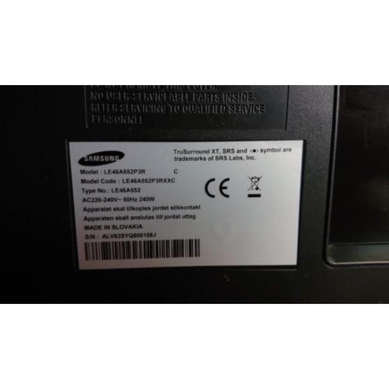 Samsung 46 inch LCD TV te koop