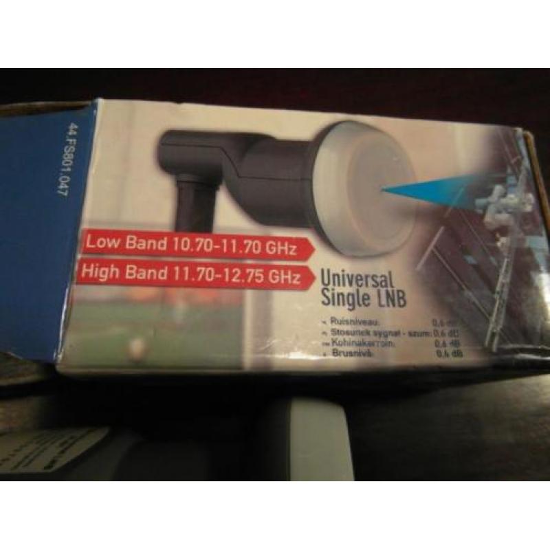 schotelantenne 85 cm met standaard ,Kop en sat finder en ext