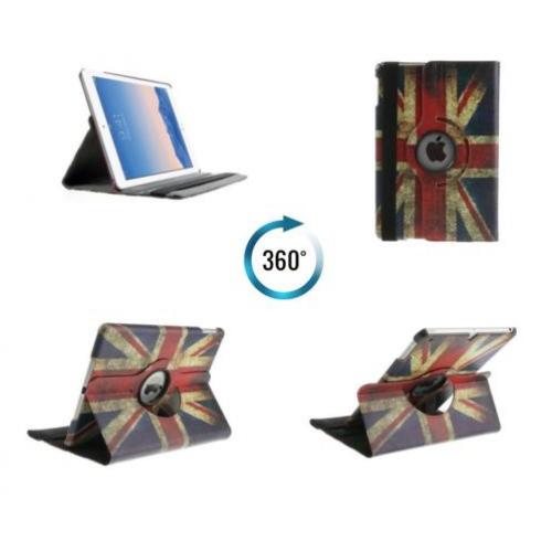 iPad Air 1 hoes lederen hoesje 360 graden - UK Engelse vlag
