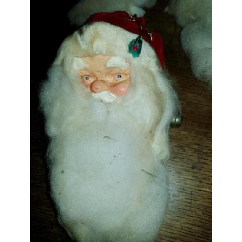 5 oude kersthangers kerstman