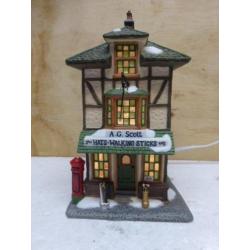 department 56 A.G. Scott hats & walking sticks kerstdorp