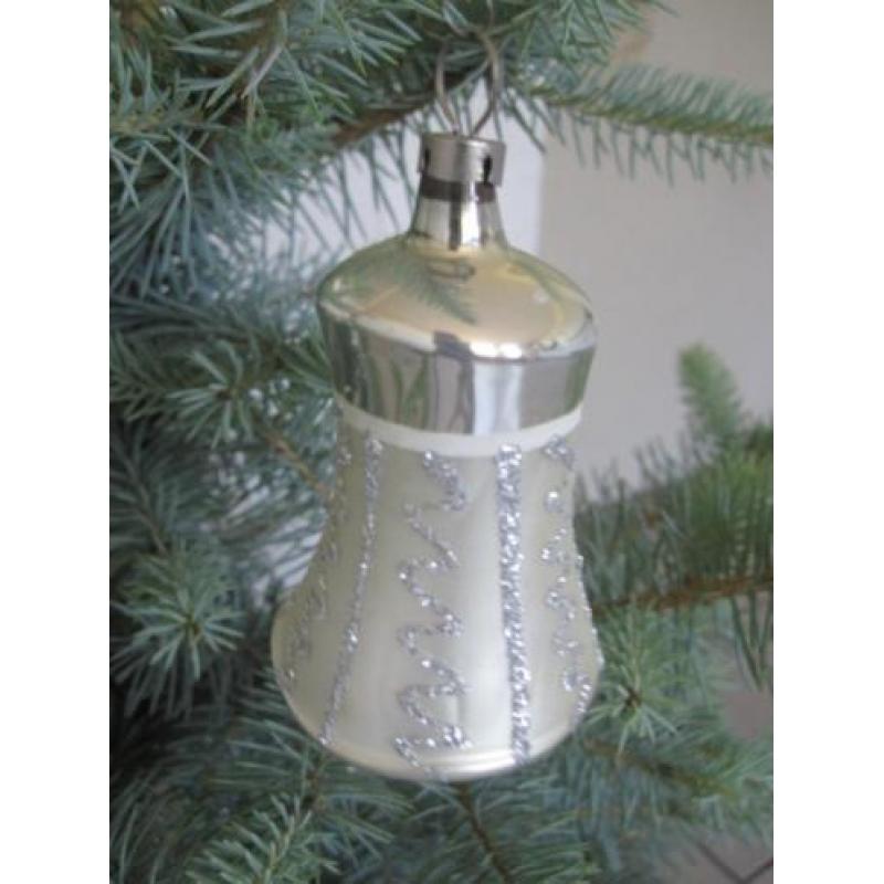 Kerstversiering vintage oude kerstbal kerstklokje klokje