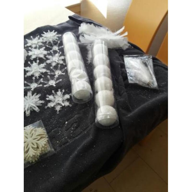 Kerstversiering Ijspegels en sterren