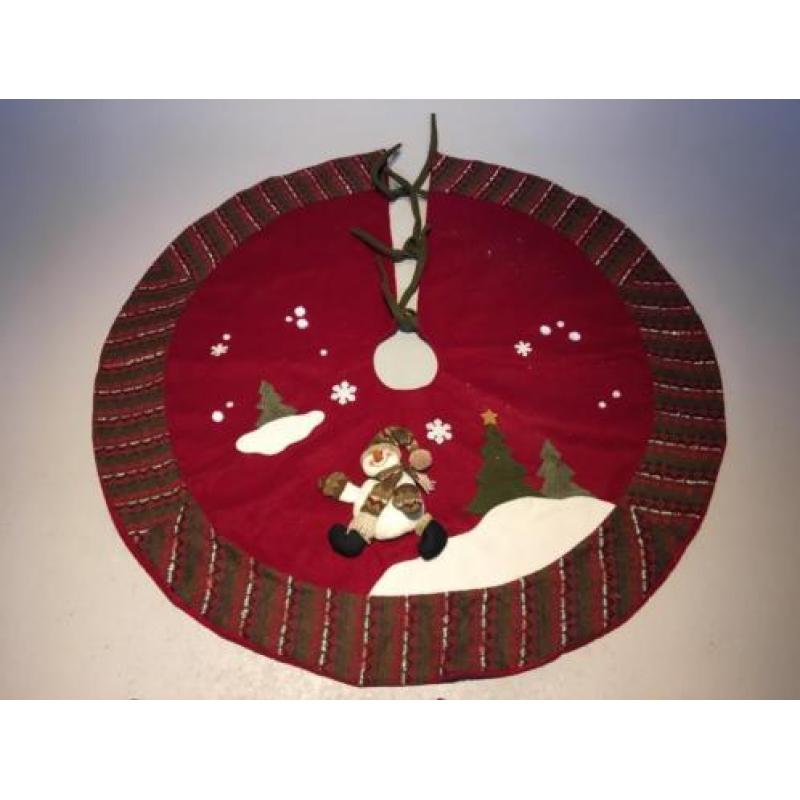kerstboomkleed met kussens