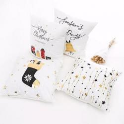 Kerst decoratie kussensloop kussen hoes kerstdecoratie