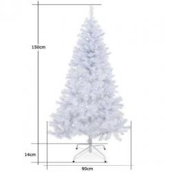 Kerstboom, kunstboom, kerst, 150 cm, Wit
