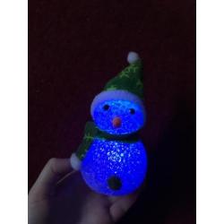 Sneeuwpop lampje