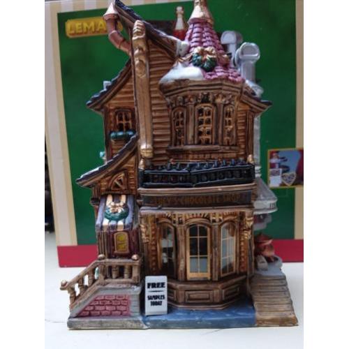 Kerst lemax chocolaterie huisje