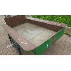 Oldtimer Bakfiets Lely verkoopkar transportfiets