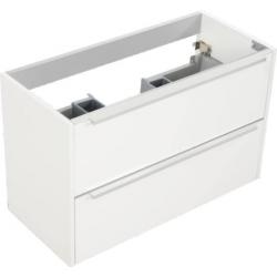 Saqu Salto Slimline Wastafelmeubel Glans Wit SBADOD80GWSQSET