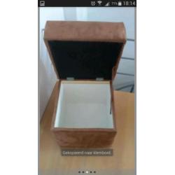 Hocker poef met opbergruimte