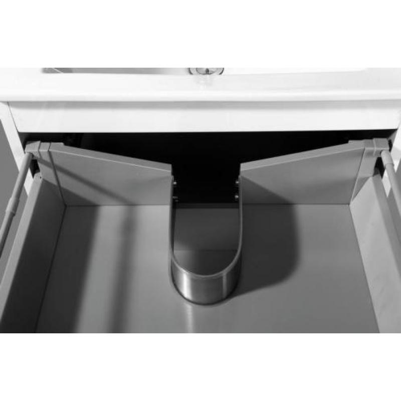 Badmeubel Keramic 60 cm hoogglans antraciet