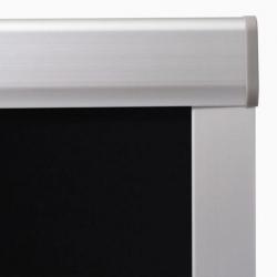 vidaXL Rolgordijn verduisterend zwart M06/306