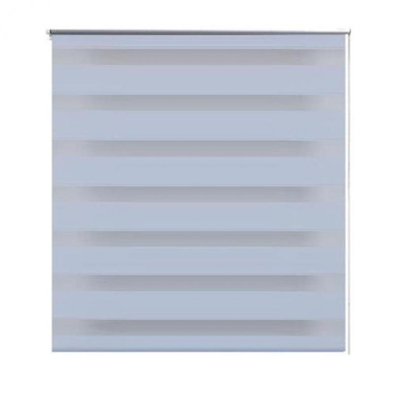 vidaXL Duo rolgordijn 120 x 175 cm wit