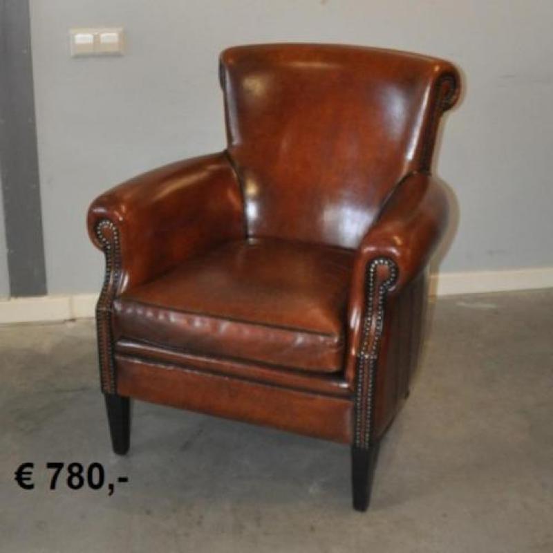 Schapenleren inrichting/meubels/hockers