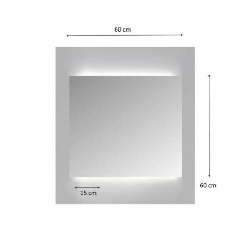 Spiegelkast Sanicare Qlassics Ambiance 60 cm 1 Deur Hoogg...