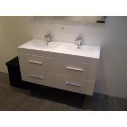 Nieuw Badmeubel 120 cm Dubbele wasbak !