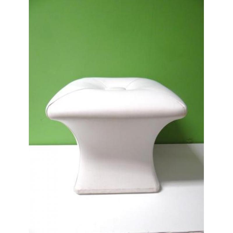 vintage mushroom poef wit skai clemens claessen