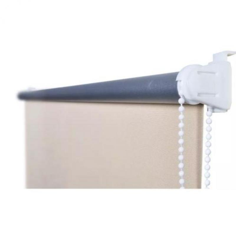 vidaXL Rolgordijn verduisterend 160 x 175 cm crême