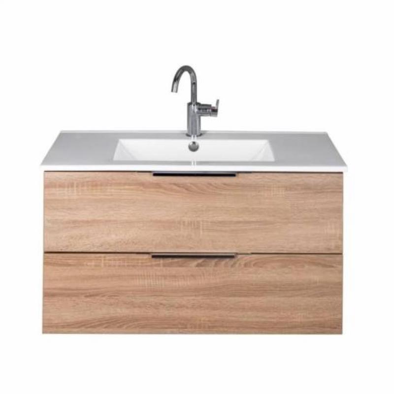 Badmeubel Siena 90cm Hoogglans Antraciet Softclose (Versc...