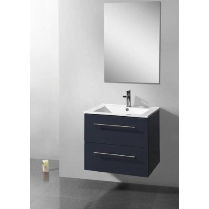 Badmeubel Keramic 60 cm hoogglans antraciet
