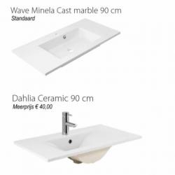 Badmeubel Siena 90cm Hoogglans Antraciet Softclose (Versc...