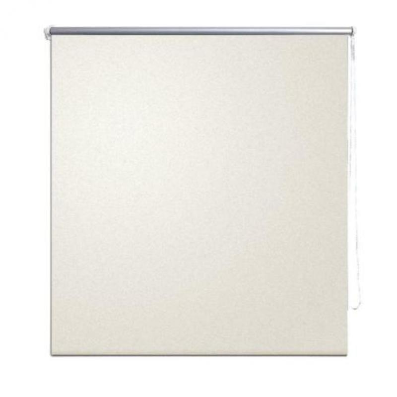 vidaXL Rolgordijn verduisterend 60x120 cm gebroken wit