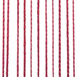 vidaXL Draadgordijnen 140x250 cm wijnrood 2 st