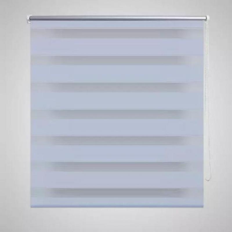 vidaXL Duo rolgordijn 120 x 175 cm wit