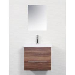 Compact badmeubel badkamermeubel Novelty 55 cm Walnoot