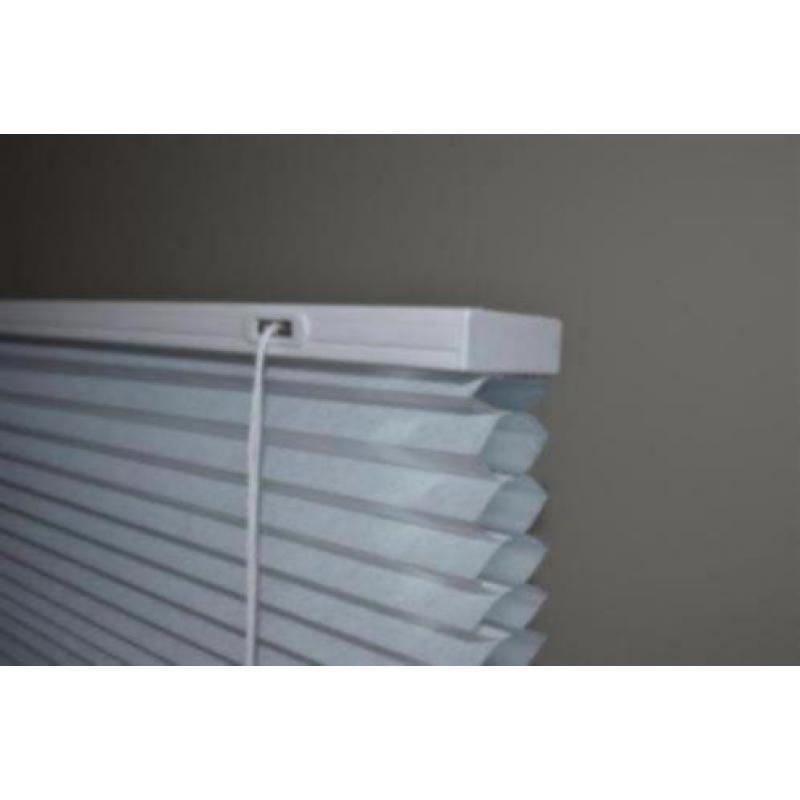 Plisee blinds 38mm wit verduisterend NU €25 per stuk