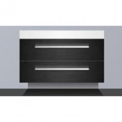 Saniclass Florence badmeubel 80x47cm black wood