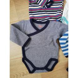 Pakket HEMA stretch rompers lange mouw 50/56