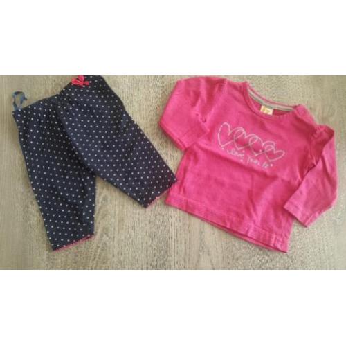 Mooi Frendz shirt/broekje mt 50/56