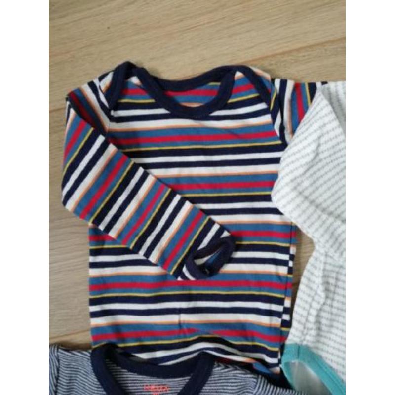 Pakket HEMA stretch rompers lange mouw 50/56