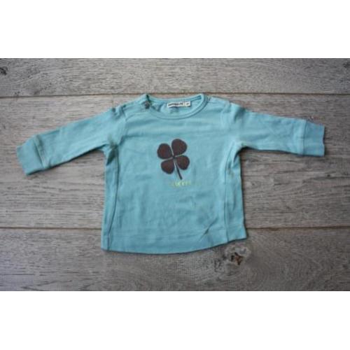 Mintgroene longsleeve Imps & Elfs - maat 50