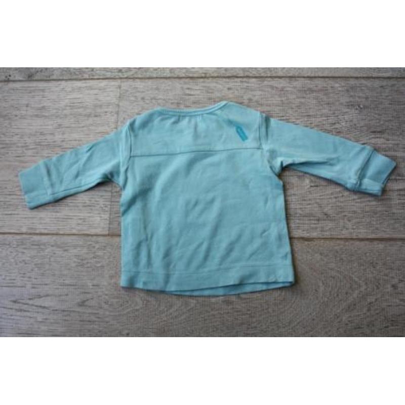 Mintgroene longsleeve Imps & Elfs - maat 50