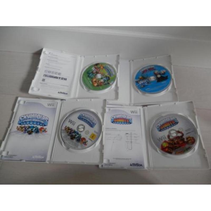 4x Nintendo Wii : Skylanders : Swap Force / Trap Team / Spyr