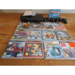 Sony Playstation 3 Slim incl Move 12 games 2 controllers