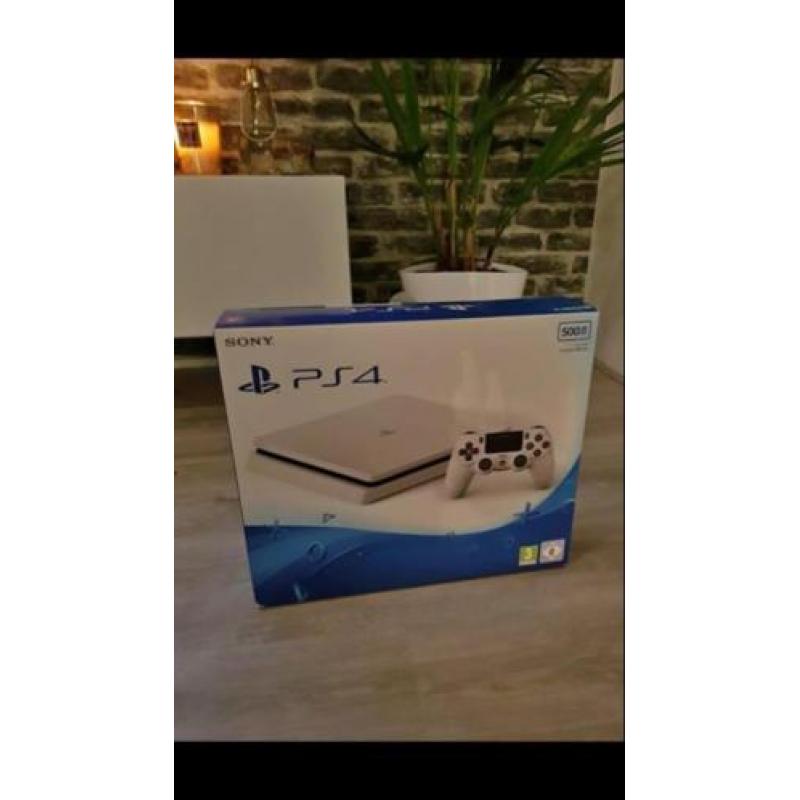 Ps4 white 1tb met spellen