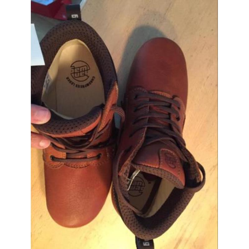 Hanwag Singati schoen mt 40,5 halfhoog antiallergeen cognac